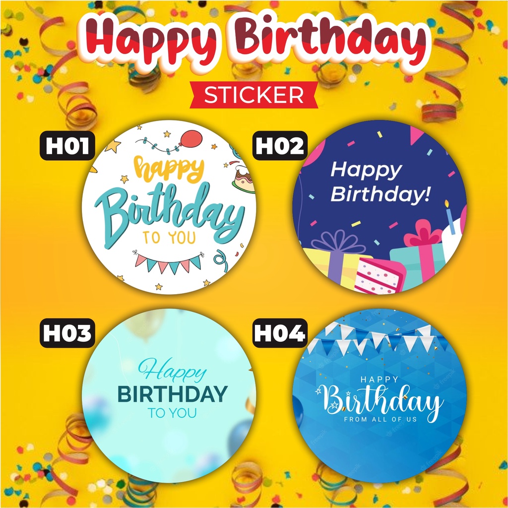 สติ๊กเกอร์วันเกิด / 4-7 MONTHS BIRTHDAY LABELS / CUTTING / สติ๊กเกอร์การ์ด GUARANTEEED