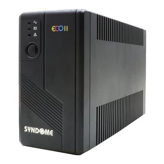 UPS (เครื่องสำรองไฟฟ้า) SYNDOME รุ่น ECO II-800 (800 VA/360 WATT) (1000VA/630W) รับประกัน 2 ปี