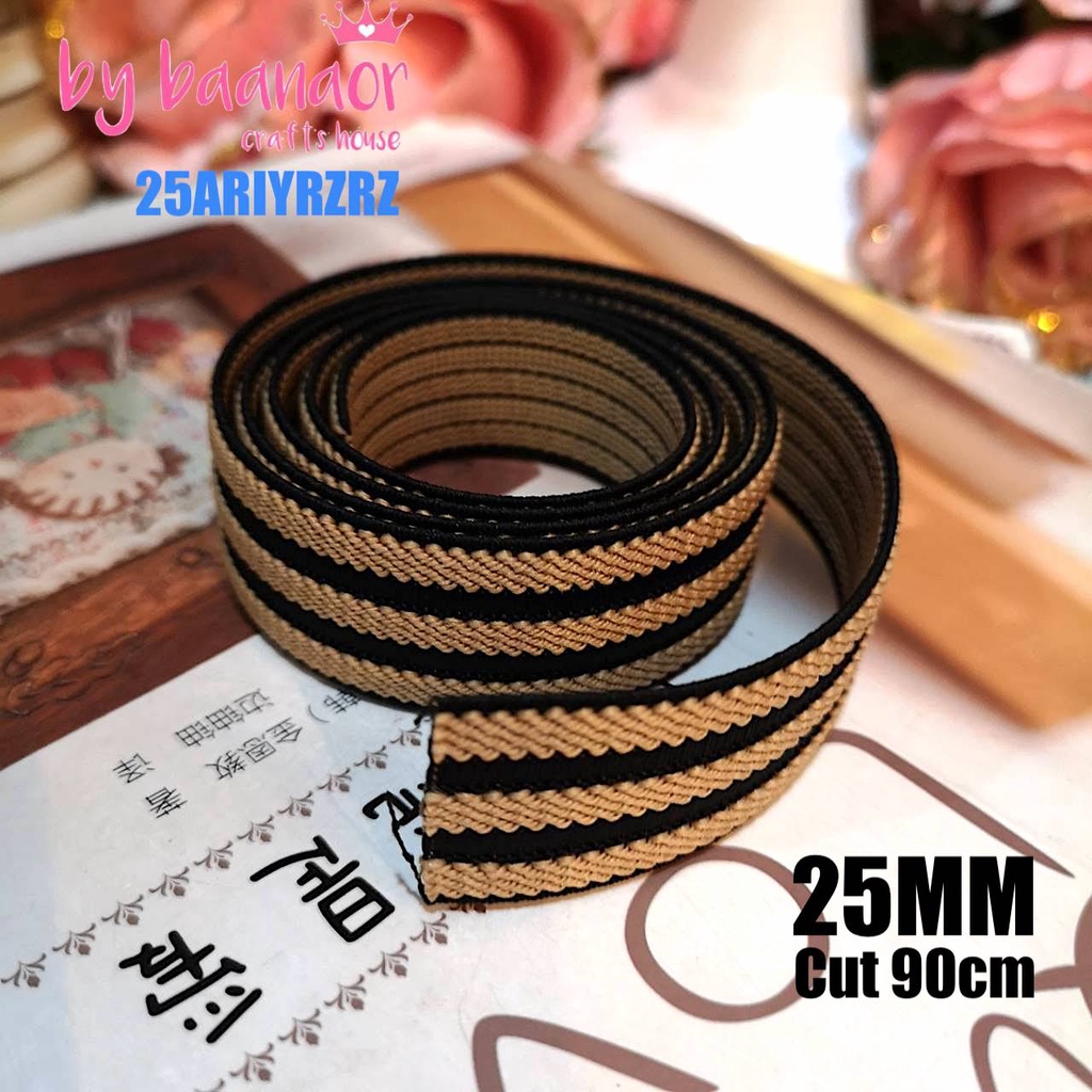 25mm ยางยืดวีนัส ยางยืด ยางยืดเอนกประสงค์ ขนาด 25 มิล x (แบ่งตัดความยาว 90 เซนติเมตร) (สินค้าพร้อมส่ง) - รูปที่ 6