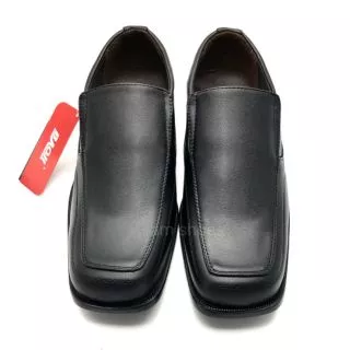 คัชชูหนังชายหัวตัด Baoji และ. Alando สีดำ ไซส์ 39-47