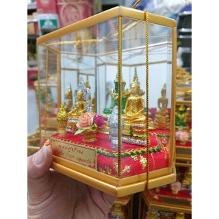 ตู้พระคู่บ้าน1" ตู้มงคลกระจก ชินราช พระแก้ว โสธร
