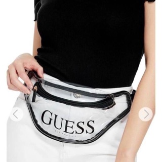 GUESS CLEAR LOGO FANNY PACK Style: smile -6329MORG