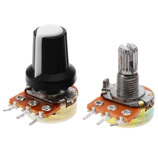 ตัวต้านทานปรับค่าได้ โพเทนซิโอมิเตอร์ โวลลุ่ม VR Potentiometer B1K B10K B100K