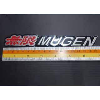 Plate Mugen ของรถ Honda 18 x 2 cm