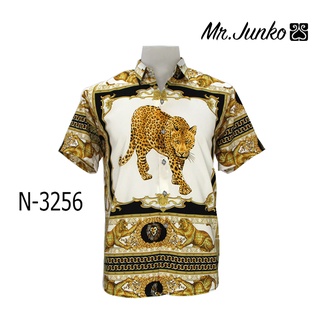 ⚡ ส่งฟรี⚡เสื้ออาเสี่ย งานต่อลMr-Junko  ลายเสือซีต้า N-3256  ราคาคุ้มค่าที่สุด