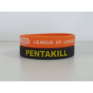 ริสแบนด์ wristband - LOL league of legends ลีกออฟเลเจนด์ / Pentakill