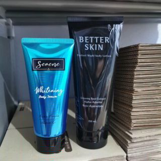 โสมดำBetterSkin+Sereneเซรั่มผิวใส ใช้คู่กันขาวไวเวอร์