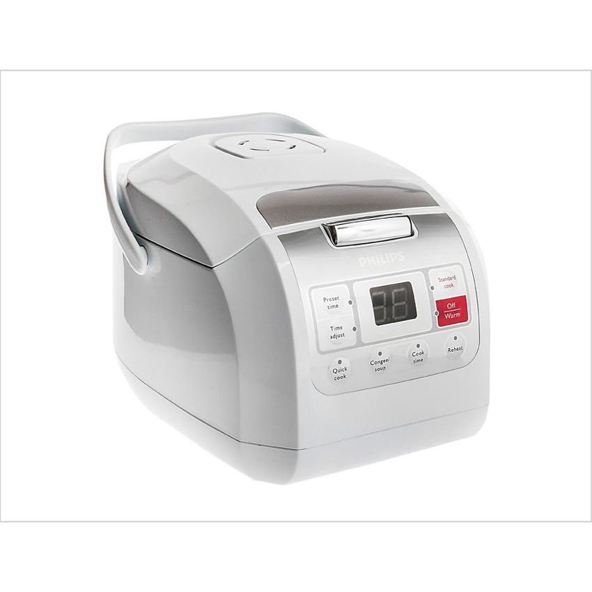 Philips หม้อหุงข้าวดิจิตอล ความจุ1.0 ลิตร รุ่น HD3030 (White) รับประกัน ...