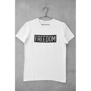 เสื้อยืด พิมพ์ลาย Freedom คุณภาพสูง สไตล์ออสเตรเลีย สําหรับผู้ชาย และผู้หญิง