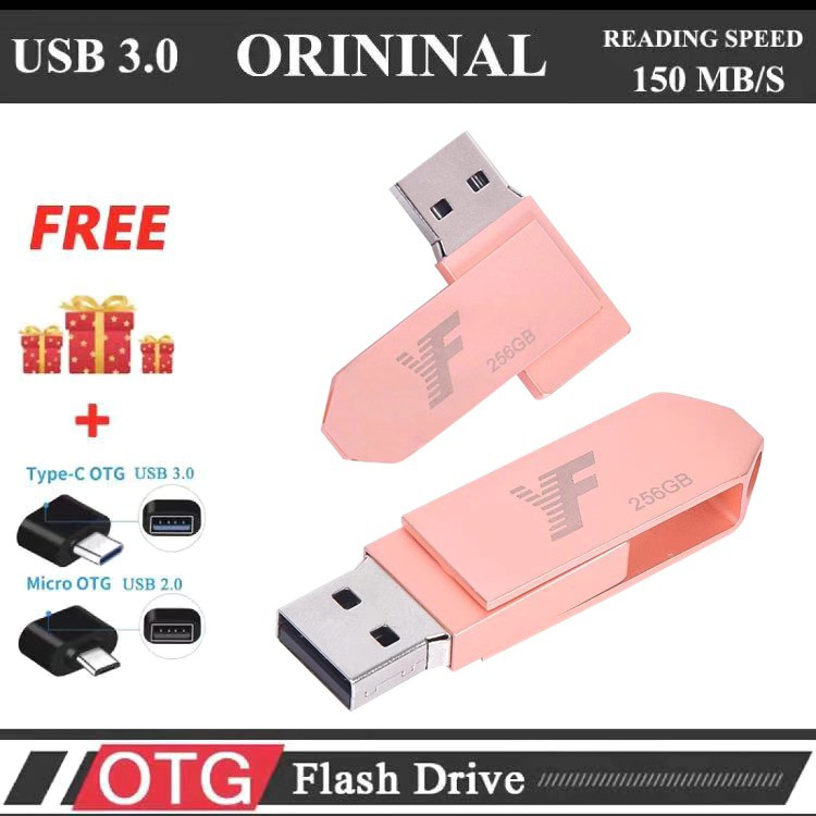 แฟลชไดร์ฟ แฟลชไดร์  Flash drive Flashdrive 8GB16GB32GB64GB128GB256GB ดิสก์U อุปกรณ์จัดเก็บข้อมูล ของแท้ความเร็วสูงUSB3.0