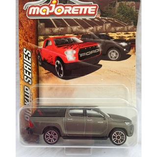 Majorette Toyota Hilux Revo with Hard Top - Grey Color /Wheels D5S /scale 1/58 (3 inches) Long Package