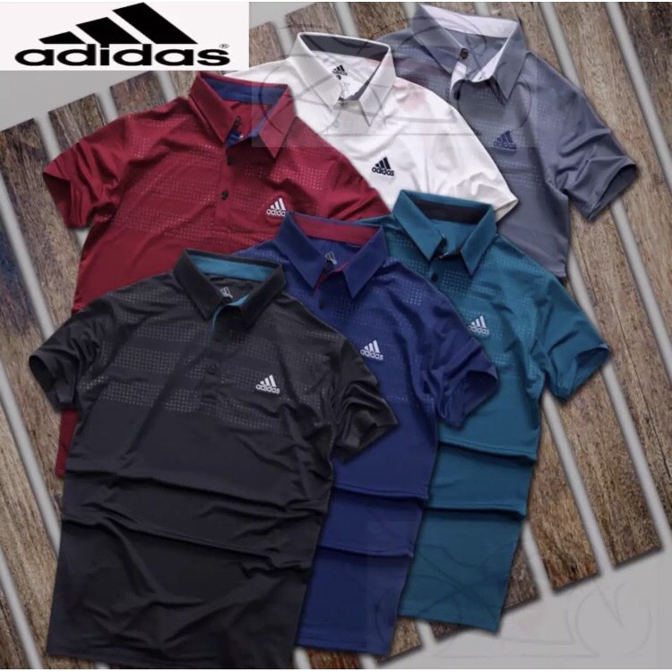 Adiเสื้อกีฬาโปโลA คอปก เสื้อกีฬาชาย หญิง  โปโลแขนสั้นเกรดพรีเมี่ยม AA+ อย่างดี