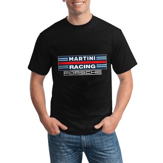 2018 เสื้อยืดลําลอง แขนสั้น พิมพ์ลาย Martini Racing Posche1 Racing Team Motorcycle Motoroad สําหรับผู้ชาย