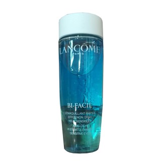 LANCOME Bi-Facil Non Oily Instant Cleanser Sensitive Eyes โลชั่นทำความสะอาดผิวรอบดวงตาสูตรอ่อนโยน 15ml. (1 ขวด)