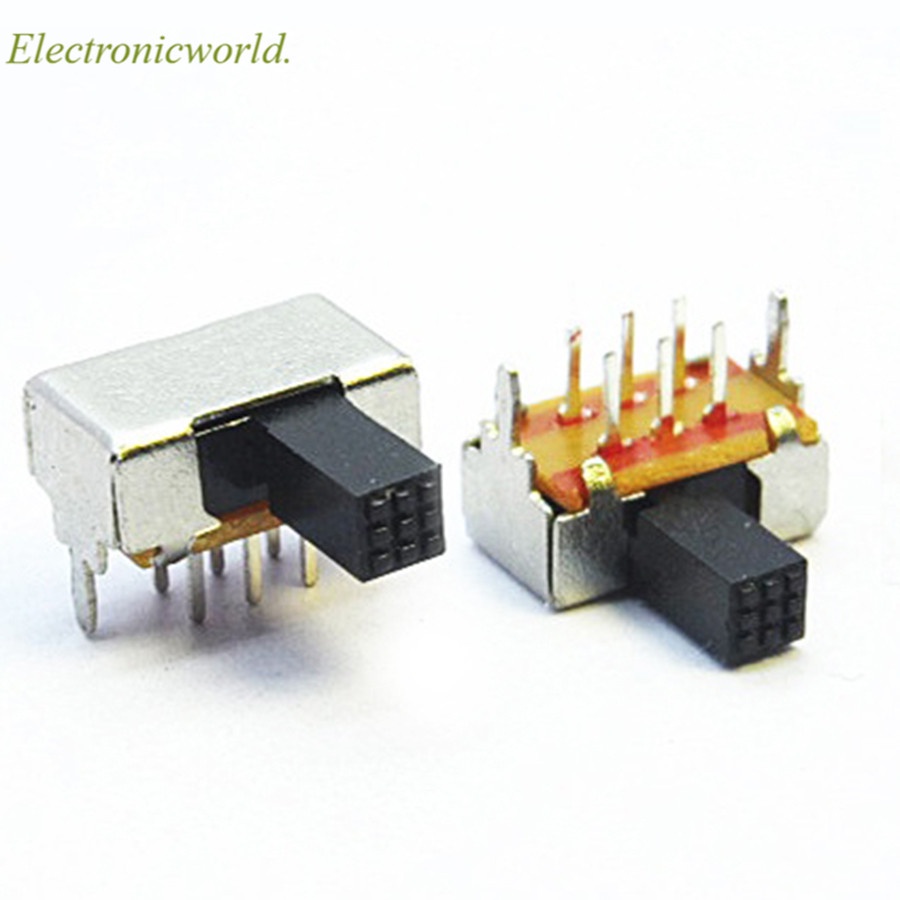 20PCS SK22d02 G4/G5 TOGGLE สวิทช์ 6PIN 1P2T Handle สูง 4 มม./5 มม.PITCH 2.0 มม.สไลด์สวิทช์ SK22D02G4