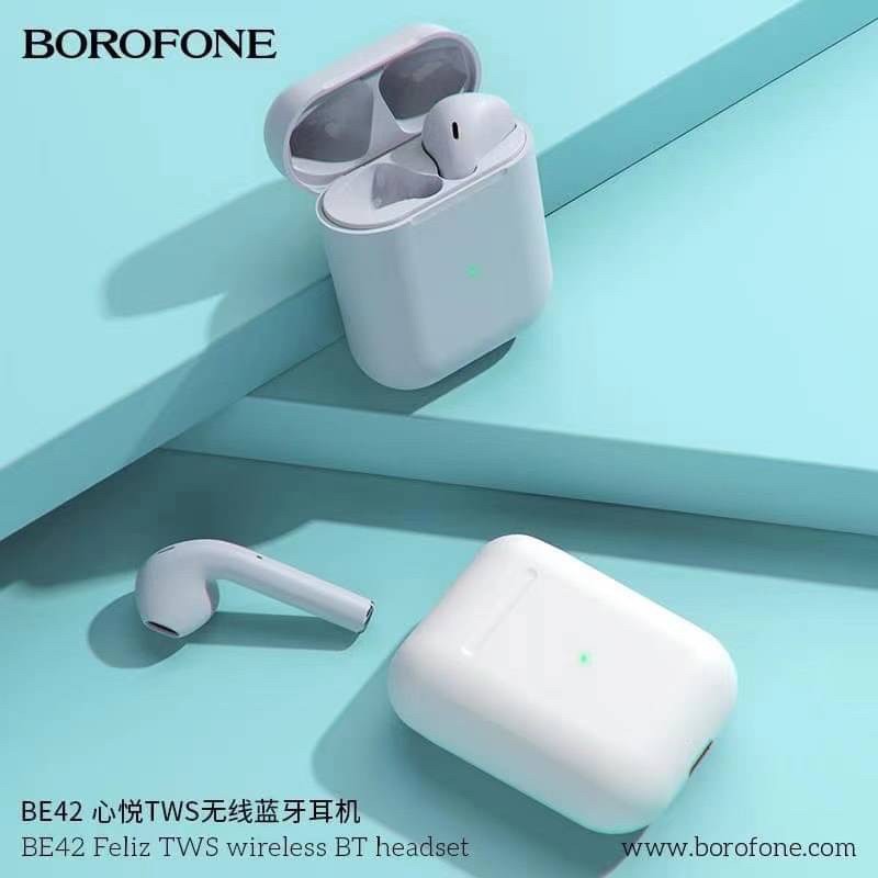 Borofone BE42 TWS Wireless Headphone !! หูฟังไร้สาย หูฟังบลูทูธ