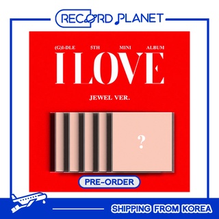 [POB] (G) I-DLE - I LOVE Jewel Case The 5th Mini Album + Free Gift