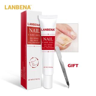 💋LANBENA with a small file Blue Dragona nail repair gel herbal cream