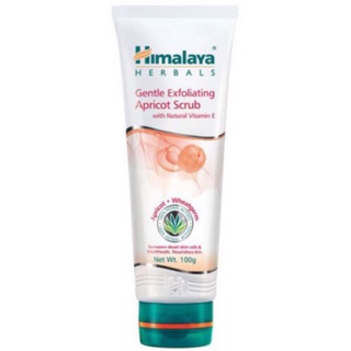 Himalaya apricot scrub 100 ml. สำหรับผู้มีปัญหาสิวเสี้ยน