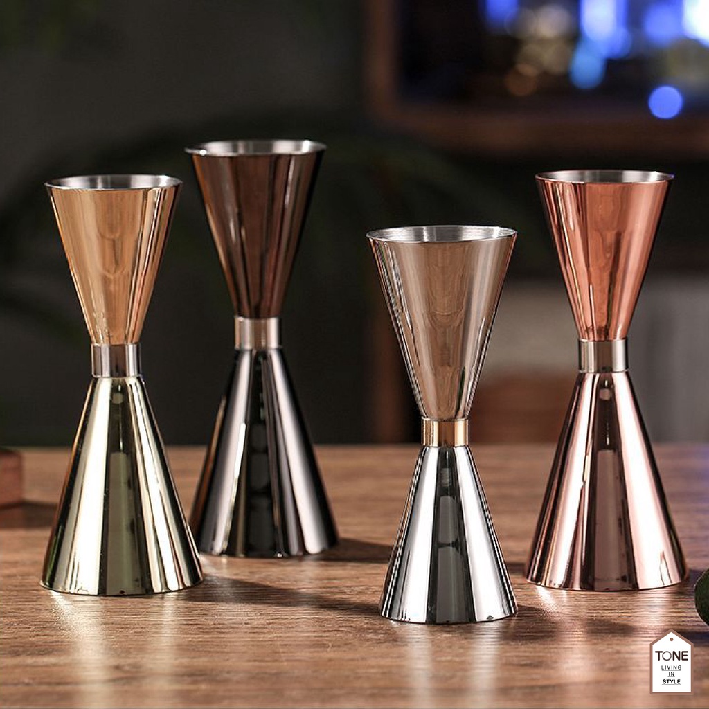 จิกเกอร์ กรวยตวงเหล้า (MH_115) ขนาด 20/45ml ที่ตวงเหล้า jigger liquo - รูปที่ 4