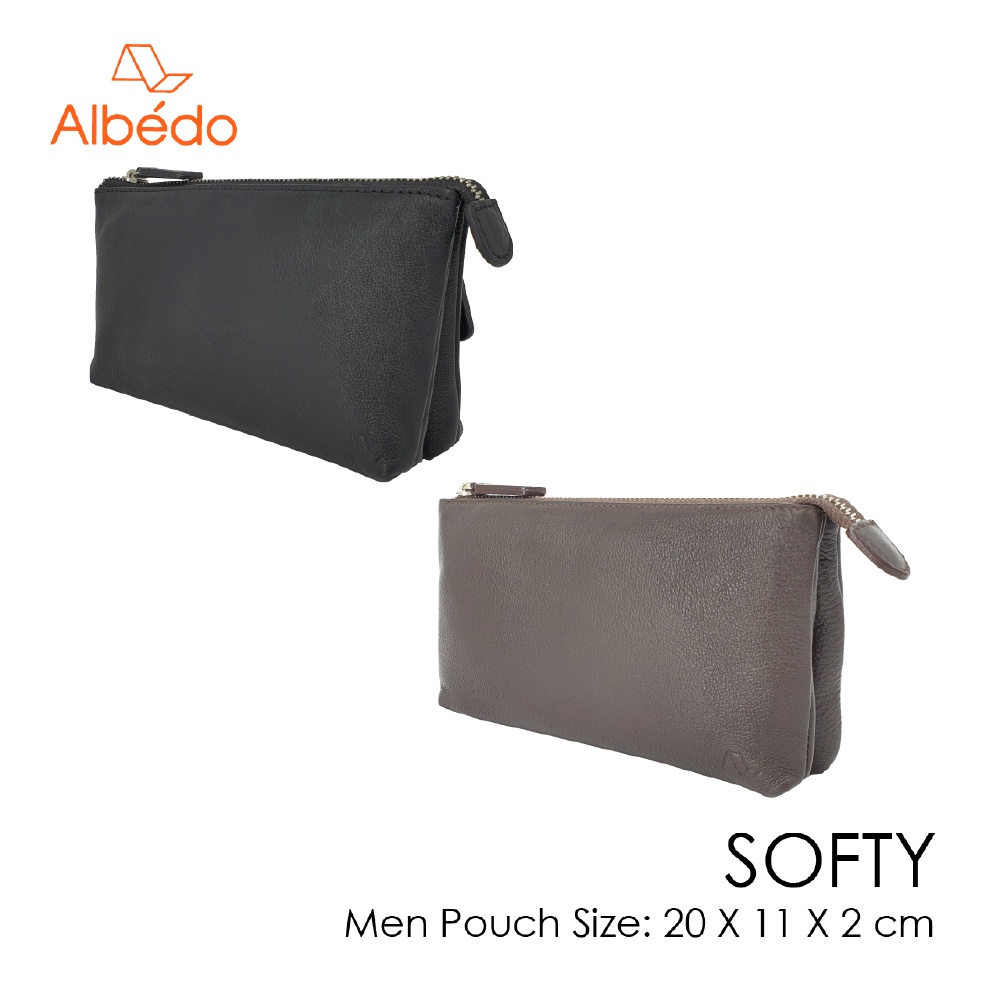 [Albedo] SOFTY MEN POUCH กระเป๋าอุปกรณ์สำหรับผู้ชาย รุ่น SOFTY - SY03899/SY03879