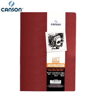 Canson(แคนสัน) สมุดสเก็ตซ์  Inspiration 96g 21x29.7cm. สี Red Earth # 200 006 453