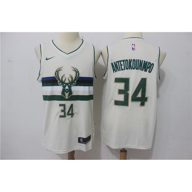 bucks jersey white