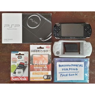 PSP3000 สีดำ สภาพดี ครบชุด พร้อมเล่น