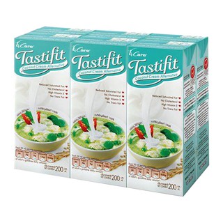 ถูกที่สุด✅  ฟอร์แคร์ เทสตี้ฟิต กะทิธัญพืช 200 มล. แพ็ค 6 กล่อง 4CARE Tastifit Alternative Coconut Cream 200 ml. x 6 Boxe