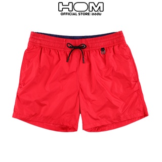 HOM (ออฮ์ม) กางเกงว่ายน้ำชาย รุ่น 401415-00PA Sunlight Beach Boxer ผ้าโพลีเอสเตอร์ แห้งเร็ว ไม่อุ้มน้ำ ทนทานต่อสารเคมี