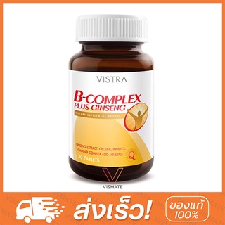 Vistra B-Complex Plus Ginseng 30 Capsule