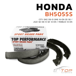 ก้ามเบรค หลัง HONDA CITY G5 G6 GM2 GM6 08-ON / JAZZ GE GK / MOBILIO - BH 5055 S - TOP PERFORMANCE JAPAN - ดรัม เบรค เบรก