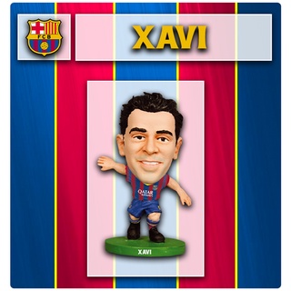 โมเดลนักฟุตบอล SoccerStarz ลิขสิทธิ์แท้จากสโมสร Barcelona - Xavi Hernandez 2014