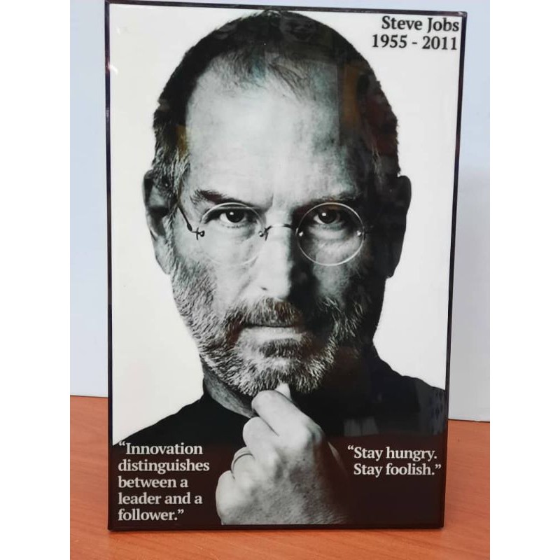 Steve Jobs Frame Plaque
