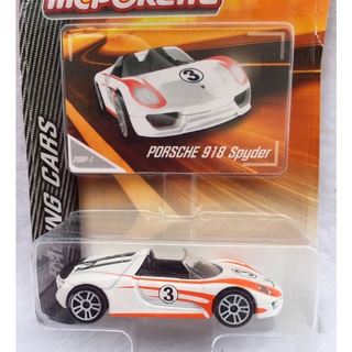 Majorette Porsche 918 Spyder - no.3 - White Color /Wheels D5SW /scale 1/61 (3 inches) Package with Card