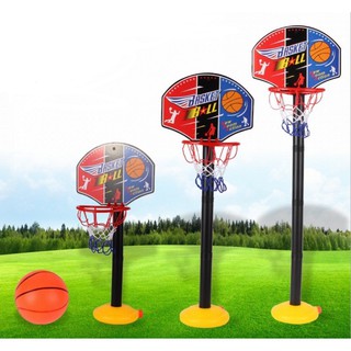 Basketball Hoop บาสเก็ตบอล แป้นบาส ปรับสูงต่ำได้ ประกอบง่าย เคลื่อนย้ายสะดวก สำหรับเด็ก1ปี ขึ้นไป