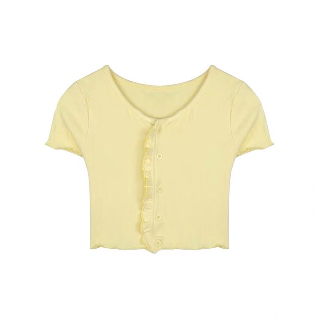 [🔥Clearance Sale🔥] 💥 YELLOW MELLOW CROP 99฿