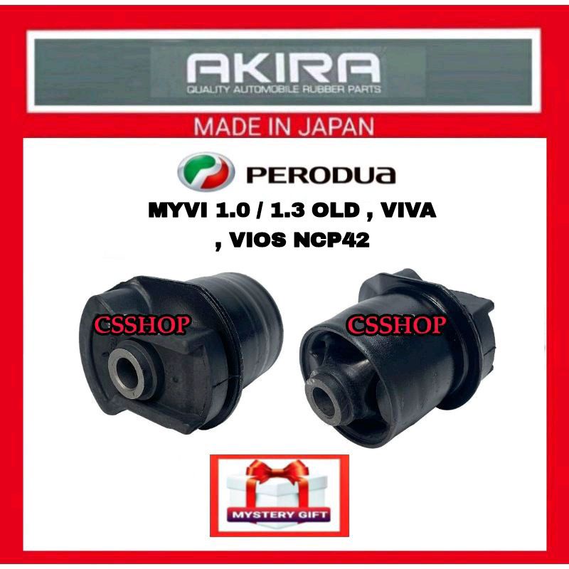 CS AXLE BUSH (REAR) - PERODUA MYVI OLD 1.0 / 1.3 , VIVA 1.0 , VIOS NCP42 48725-B1010 (1 PC) SUSPENSI