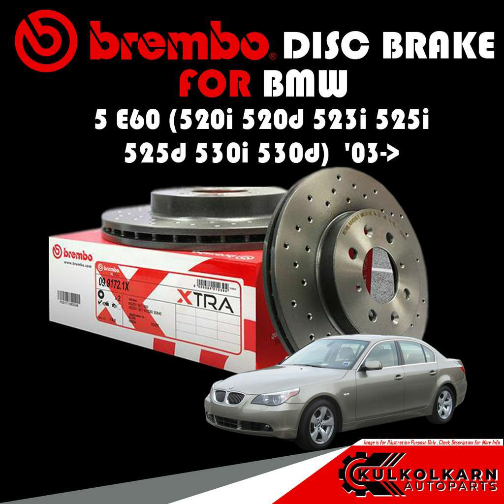จานเบรกหน้า BMW SERIES  5 E60 (520i 520d 523i 525i 525d 530i 530d) (HC)  03-> (D09 9172 1X)