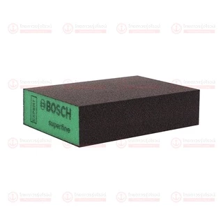 BOSCH ฟองน้ำเหลี่ยมหนา ละเอียดมาก 2608608228 สีเขียว(320-500)(1/50)(V) |ชิ้น| TTR Store