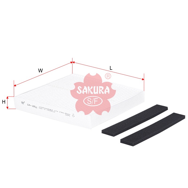 กรองแอร์ ISUZU ALL NEW DMAX ดีแมค 1.9 , 2.5 , 3.0 , Mu X ; NISSAN X trail T30 (05-08) Teana 2.0 2.3 