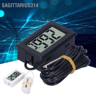 Sagittarius314 เครื่องวัดอุณหภูมิดิจิทัล มีสาย Lcd ขนาดเล็ก Fy13001