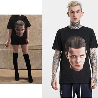Ih nom uh nit เสื้อยืดลําลอง แขนสั้น ทรงหลวม พิมพ์ลาย Stranger Things Nosebleed Boy GD Gwon Ji-Dragon ขนาดใหญ่ สําหรับผู้ชาย ผู้หญิง รองรับ 40-100 กก.