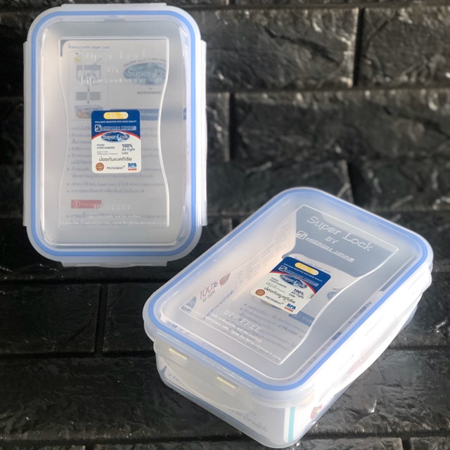 กล่องอาหาร กล่องข้าว กล่องถนอมอาหาร Superlock ขนาด 890ml (6115)