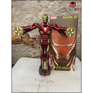 โมเดล ไอรอนแมน มาร์ค50 ตัวฐานบิน สูง 29-30เซ็น  Model Ironman Mark50 crazy toys tall 28-30CM