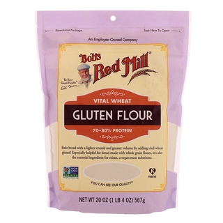 บ๊อบส์เรดมิลล์แป้งโปรตีนกลูเตน 567กรัม Bobs Red Mill Gluten Meal Flour 567g.