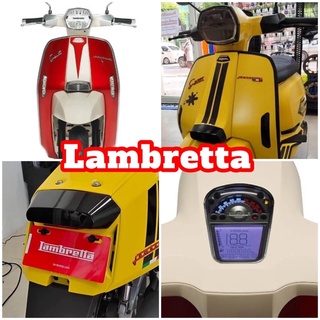 Lambretta ฟิล์มกันรอยชุดไฟLambrettaV125&amp;V200ไมล์/ไฟหน้า/ไฟเลี้ยวหน้า/ไฟท้าย