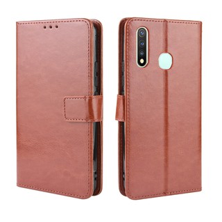 เคสสำ VIVO Y19 Case Leather Flip Back Cover VIVO Y19 Y 19 VIVOY19 เคสฝาพับ มือถือแล