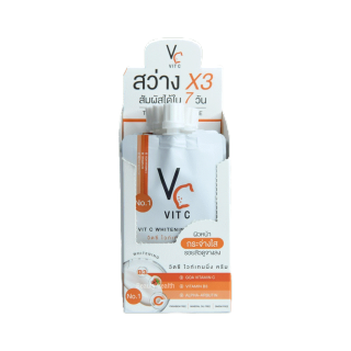 VC. Vit C Whitening Cream วิตซี ไวท์เทนนิ่ง ครีม (7 กรัม x 10 ซอง)