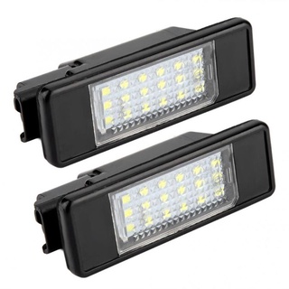 Edb* โคมไฟ LED 12V สําหรับติดป้ายทะเบียนรถยนต์ Citroen C2 C3 C4 C5 C6 DS3 2 ชิ้น